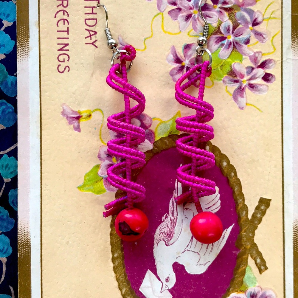 Vintage handmade earrings